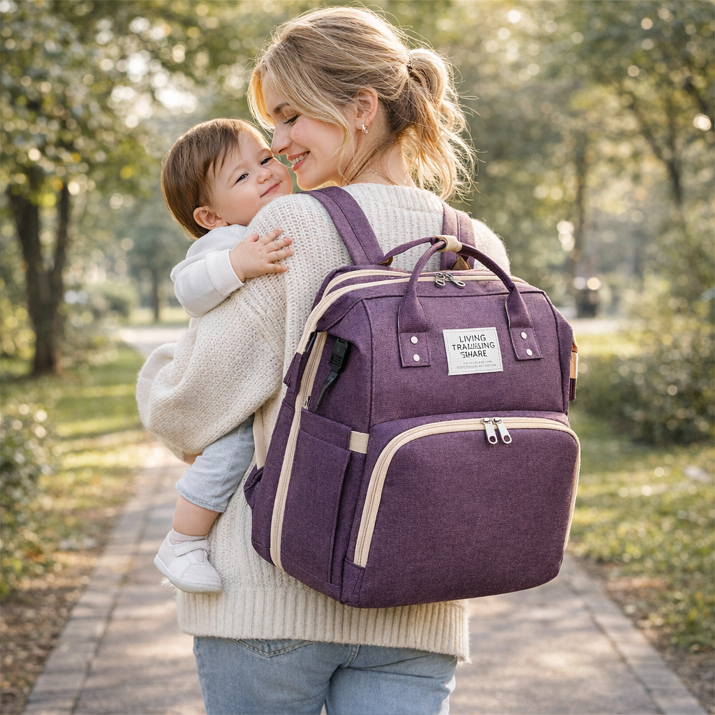 Mochila Mudador y Cuna 3 en 1