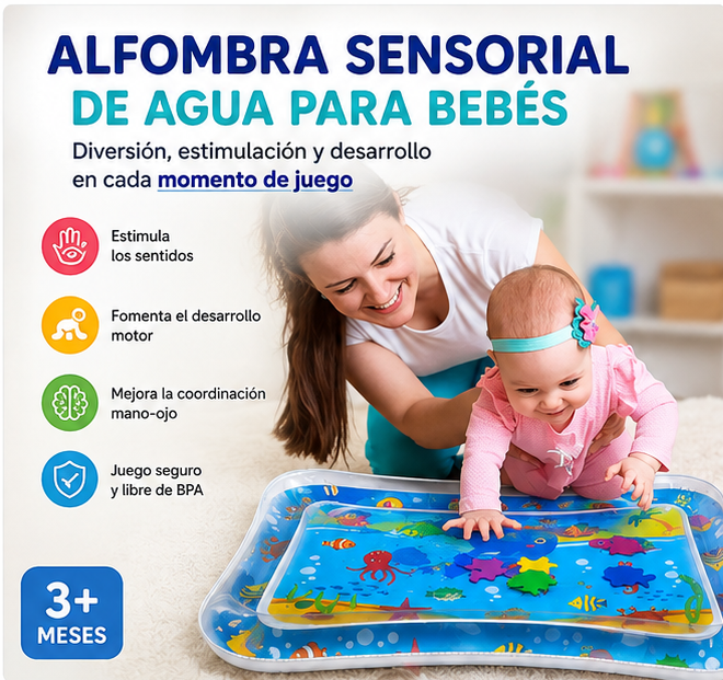 Alfombra Sensorial Para Bebes
