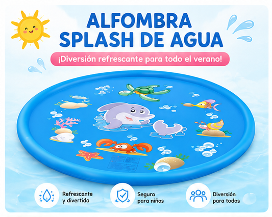 Piscina Alfombra Lanza Agua 170 cm
