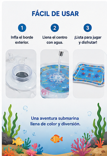 Alfombra Sensorial Para Bebes