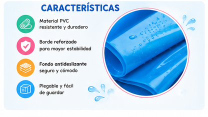 Piscina Alfombra Lanza Agua 170 cm